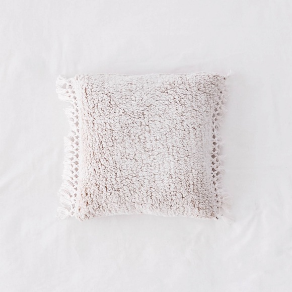 Urban Outfitters Cara Amped Fleece Fringed Throw Pillow - Picture 4 of 6